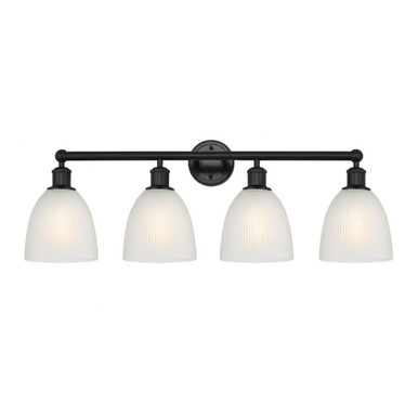 Castile 4 Light Industrial Vanity Light 33 Inch Wide by Innovations - 616-4W-G38
