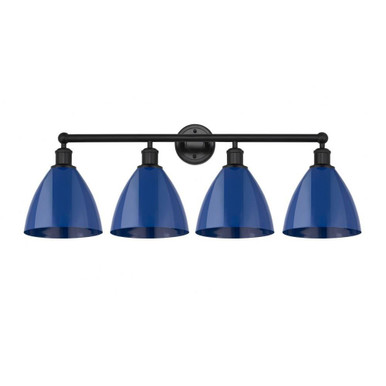 Plymouth Dome 4 Light Steel Vanity Light by Innovations - 616-4W-PLYM-75