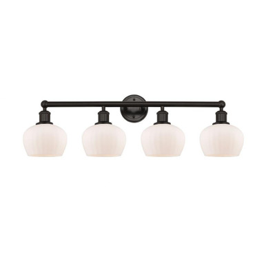 Fenton 4 Light Industrial Vanity Light 33.5 Inch Wide by Innovations - 616-4W-G9
