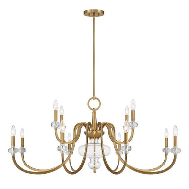Bergdorf 12 Light Oversized Chandelier by Savoy House - 1-5803-12-322