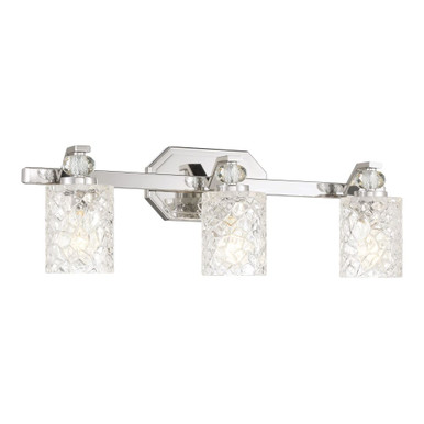 Crystal Kay 3 Light Vanity Light by Minka Lavery - 2613-77