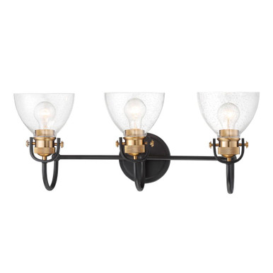 Monico 3 Light Vanity Light 26 Inch Wide by Minka Lavery - 3363-416