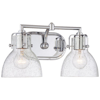 2 Light Vanity Light 15.5 Inch Wide by Minka Lavery - 5722-77