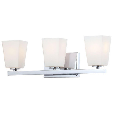 City Square 3 Light Vanity Light by Minka Lavery - 6543-77