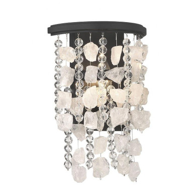Shimmering Elegance 1 Light Wall Sconce by Minka Lavery - 6701-66