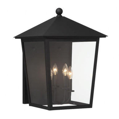 Noble Hill 3 Light Candle Style Outdoor Wall Lantern by Minka Lavery - 72132-66