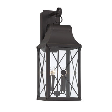 De Luz 4 Light Candle Style Wall Lantern 31.38 Inch Tall by Minka Lavery - 73294-143C