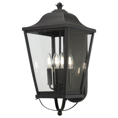 Savannah 4 Light Candle Style Wall Lantern 21 Inch Tall by Minka Lavery - 73282-66