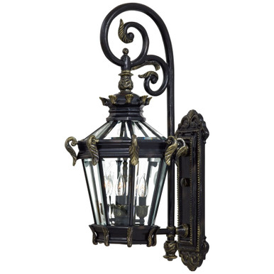 Stratford Hall 4 Light Candle Style Outdoor Wall Lantern by Minka Lavery - 8932-95