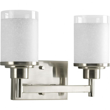 Alexa 2 Light Vanity Light by Progress - P2977
