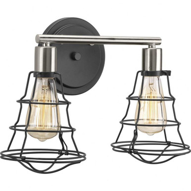 Gauge 2 Light Vanity Light by Progress - P300029-143