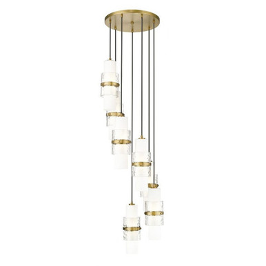 Cayden 7 Light Chandelier In Modern Style 16.75 x 18 Inches Wide by Z-Lite - 1946P-7R