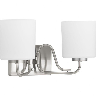 Tobin 2 Light Vanity Light by Progress - P300219