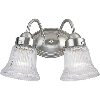 2 Light Vanity Light 11.75 Inch Length by Progress - P3288