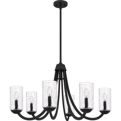 Allard 6 Light Chandelier 20 Inch Tall and 32 Inch Wide by Quoizel - ALD5032