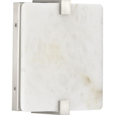 1 LED Light Alabaster Wall Sconce 8.5 Inch Tall by Progress - P710081