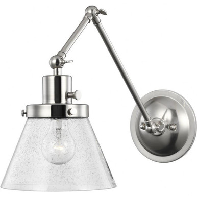 Hinton 1 Light Wall Sconce 14.38 Inch Tall by Progress - P710094