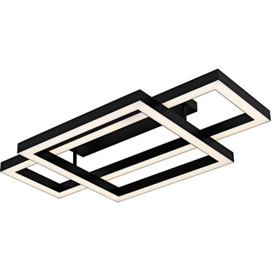 Lawless 35W LED Semi Flush Mount 5.75 Inch Tall and 36 Inch Wide by Quoizel - QSF6792