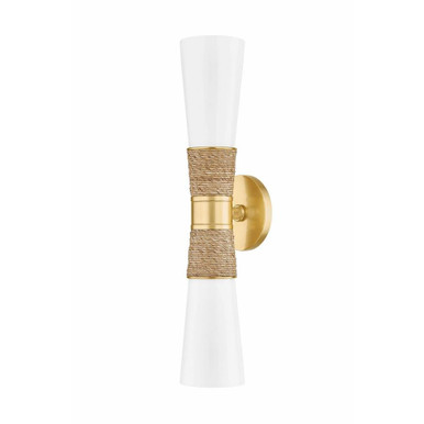 Mica 2 Light Wall Sconce by Mitzi - H709102-AGB