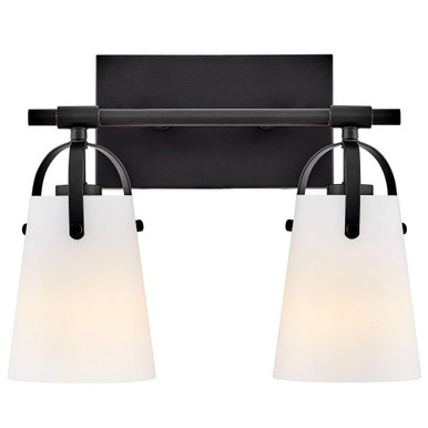 Foster 28W 2 LED Opal Glass Vanity Light by Hinkley - 5132OP