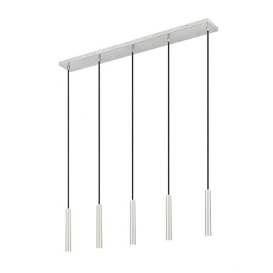 Forest 25W 5 LED Linear Chandelier 12 Inch Tall X 4.75 Inch Wide By Z-Lite - 919MP12-5L