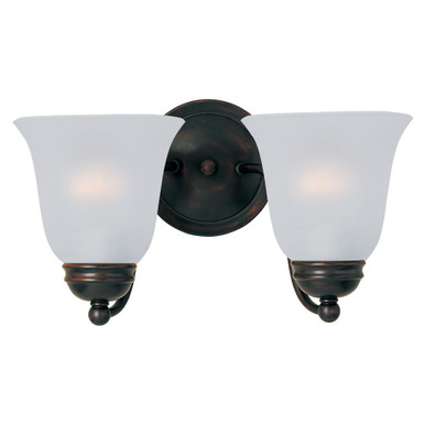 Basix 2 Light Vanity Light by Maxim - 2121FT