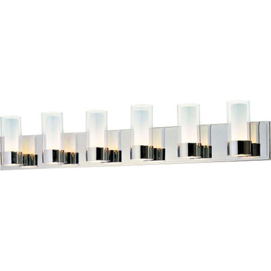 Silo 12W 6 LED Candle Style Vanity Light by Maxim - 23076CLFTPC/BUL