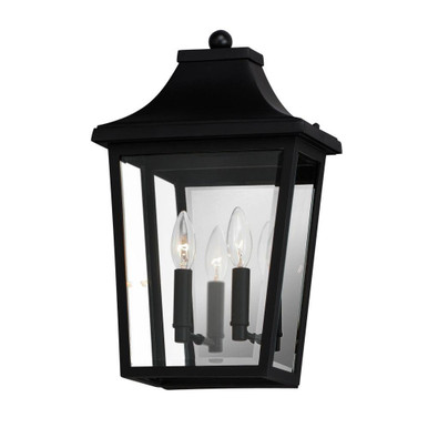 Sutton Place Vx 2 Light Outdoor Candle Style Wall Lantern by Maxim - 40231CLBK