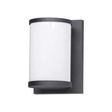 Barrel 1 LED Light Outdoor Wall Lantern 9.75 Inch Tall by Maxim - 52126WTBK
