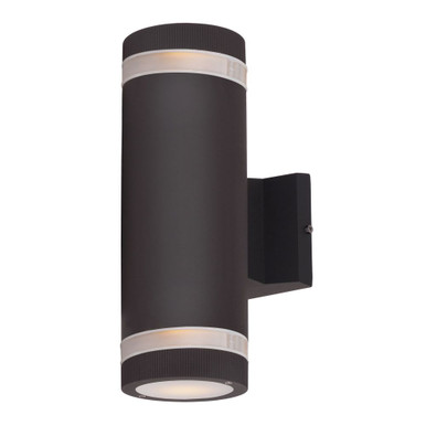 Lightray 2 Light Wall Sconce 12 Inch Tall by Maxim - 6112