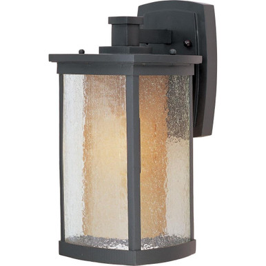 Bungalow 9W 1 LED Outdoor Wall Lantern by Maxim - 65653CDWSBZ