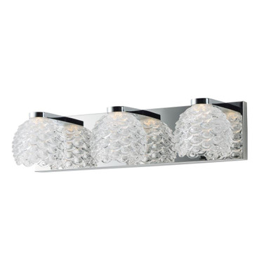 Fringe 3 Light Vanity Light by Maxim - 9063CWPC