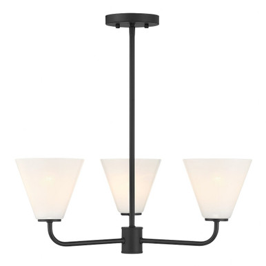 Blair 3 Light Chandelier 9 Inch Tall and 24 Inch Wide by Savoy House - 1-4013-3