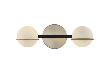 Fusion Centric 2 Light Vanity Light by Justice Design - FSN-4162-OPAL