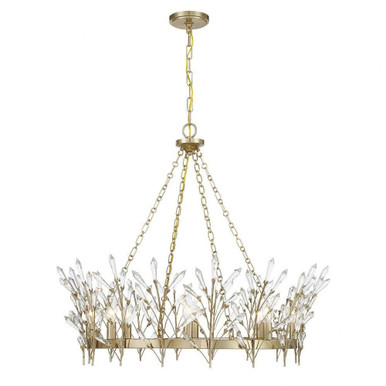 Orianna 8 Light Chandelier 29 Inch Tall and 32 Inch Wide by Savoy House - 1-4074-8-127