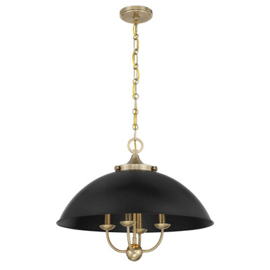 Monterey 4 Light Pendant 18 Inch Tall and 22 Inch Wide by Savoy House - 7-1725-4
