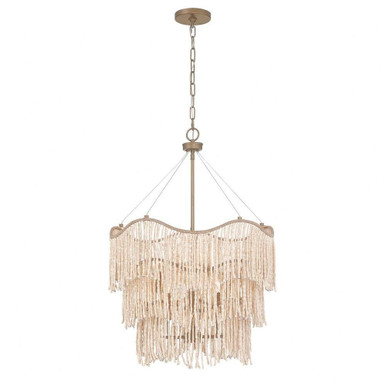 Melia 6 Light Pendant 31.5 Inch Tall and 22 Inch Wide by Savoy House - 7-7520-6-17