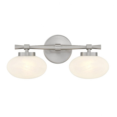 Barrow 2 Light Bath Vanity 8 Inch Tall and 17 Inch Wide by Savoy House - 8-1050-2