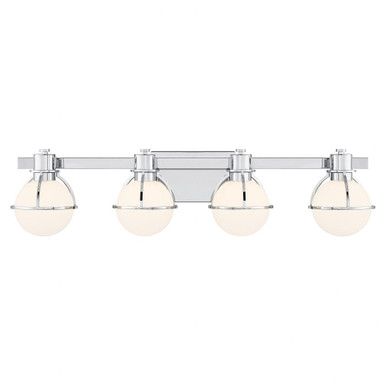Pierce 4 Light Bath Vanity 7.5 Inch Tall and 32 Inch Wide by Savoy House - 8-1060-4