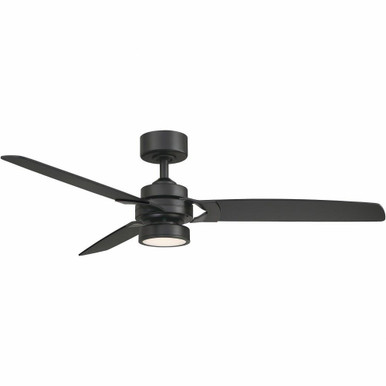 Amped 3 Blade Ceiling Fan with Light Kit 52 Inches Wide by Fanimation - FP7634
