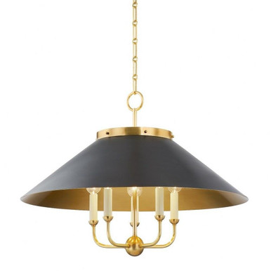 Clivedon 5 Light Chandelier 20.25 Inch and 27.5 Inch Wide by Hudson Valley - MDS1403
