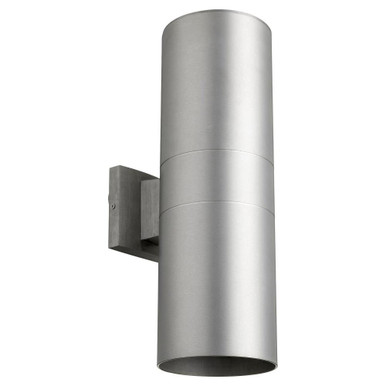 Cylinder 2 Light Outdoor Wall Lantern 17.25 In Tall by Quorum - 721-2-16