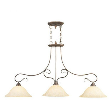 Coronado Three Light Vanity Fixture by Livex - 6103-07