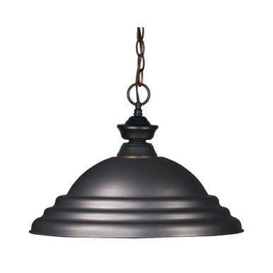 Riviera 1 Light Pendant 16 x 10 Inches by Z Lite - 100701OB-SOB