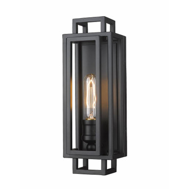 Titania One Light Wall Sconce by Z Lite - 454-1S-MB