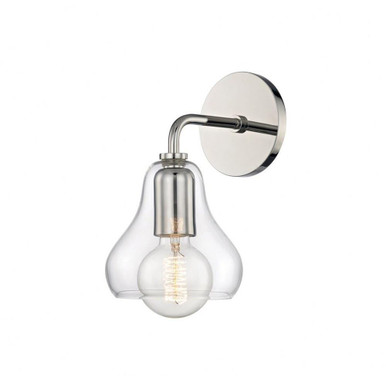 Sadie One Light Wall Sconce by Mitzi - H104101S-PN