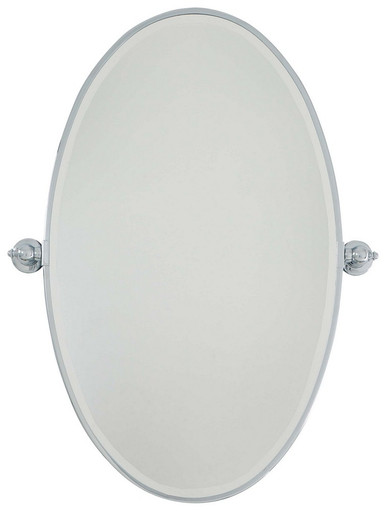 35.75 Inch Extra Large Oval Beveled Mirror by Minka Lavery - 1432