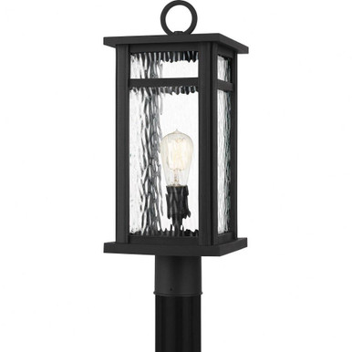 Moira  1 Light Outdoor Post Lantern made with Coastal Armour by Quoizel  - MOI9008EK