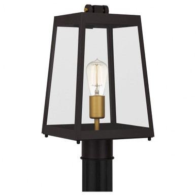 Amberly Grove 1 Light Outdoor Post Lantern 15.75 x 8.5 Inches by Quoizel  - AMBL9008WT