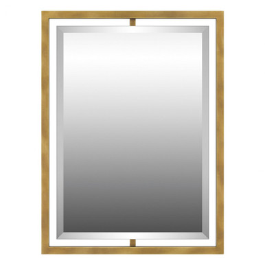Reflections 32 Inch Rectangular Mirror by Quoizel - QR1857